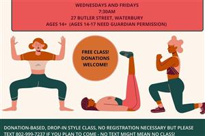 Morning Workout Classes Poster