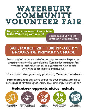 Poster for Volunteer Fair