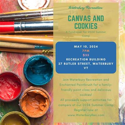 Canvas and Cookies Fundraiser