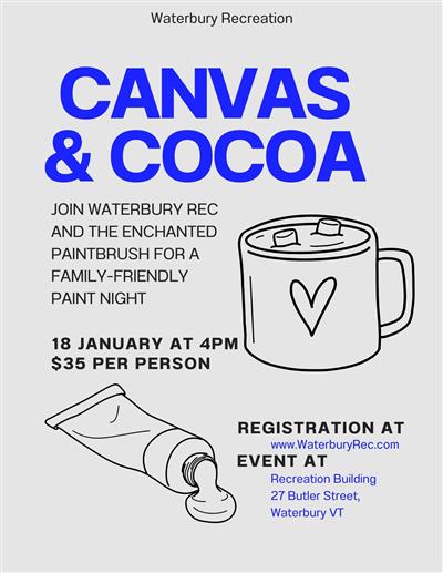 Canvas and Cookies Fundraiser